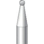 ナカニシ 超硬カッター 球型 シングルカット φ3×軸φ6 ( 26008 )