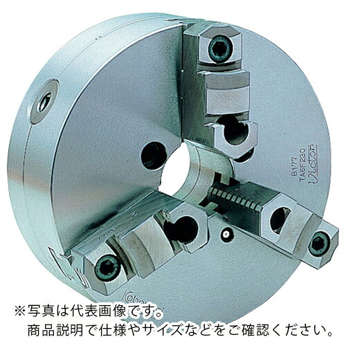 Victor ( 小林鉄工 ) スクロールチャック 10インチ 直装型 3ツ爪 分割爪 ( TA8F250 ) 