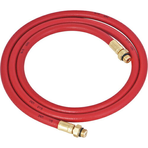 【SALE価格】Asada ( アサダ ) HFO1234yf用チャージングホース 150cm 赤 ( ES619 ) アサダ(株)