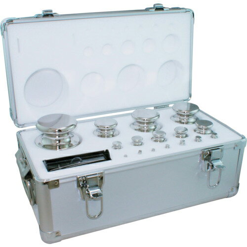 A&D 校正用分銅 OIML型組分銅 M1級 10kgセット 一般校正証明書付 ( AD1605-10KM1-A ) (株)エー・アンド・デイ 【メーカー取寄】