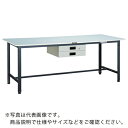 TRUSCO 軽荷重作業台(300kg)AE型 1500X750XH740 薄型2段引出付 ダークグレー色 ( RAE-1500UDK2 DG ) トラスコ中山...