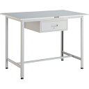 TRUSCO 軽荷重立作業台(300kg)HAE型 1200X750XH900 1段引出付 ホワイト色 ( HRAE-1200F1 W ) トラスコ中山(株) ...