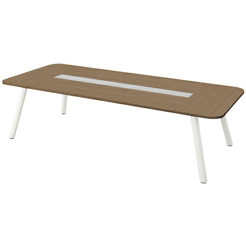 特長：フリーアドレスや会議、ミーティング用にお使いいただけます。また、可動式ワゴンを使えば固定席としても利用でき、使い方は自由自在です。仕様：間口(mm)：3000奥行(mm)：1200高さ(mm)：720色：脚：クリアーホワイト天板色：シ...