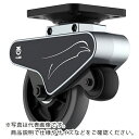 ユーエイ プレート式 自在 段差乗り越えキャスター グレーゴム 車輪径125mm Bタイプ BP型 取付寸法90×90(75×75) ( BPT125RHGP2SF-DD1056 ) (株)ユーエイ キャスター事業部 【メーカー取寄】(4)