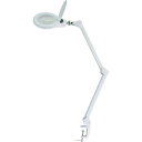 SK アーム式LED拡大鏡 無段階調光機能付 2倍 Φ116mm ( LS2-125AD ) 新潟精機(株)