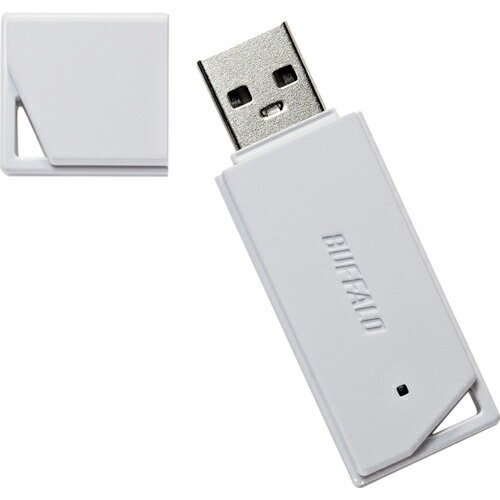 BUFFALO USB2.0 ɤäUSB꡼ 16GB ۥ磻 ( RUF2-KR16GA-WH ) ()Хåե