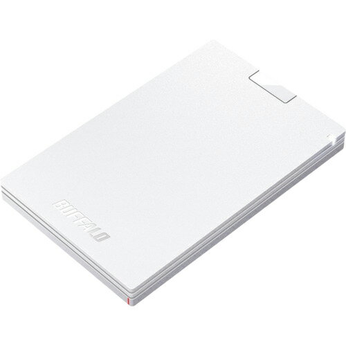 BUFFALO USB3.2(Gen1) ポータブルSSD Type-A 1.0TB ホワイト ( SSD-PG1.0U3-WC ) (株)バッファロー