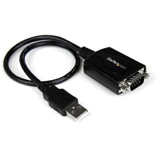 StarTech シリアル変換ケーブル/USB-A - RS232C/30cm/920Kbps/ブラック ( ICUSB232PRO )