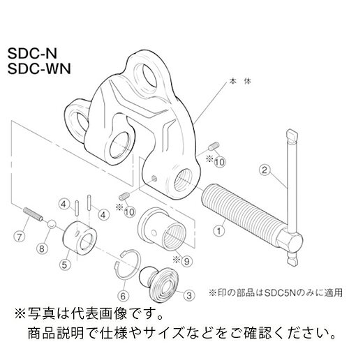 仕様：スクリューカムクランプ(SDC−N)用カムセット　●代表画像について 商品によっては、代表画像を使用している場合がございます。 商品のカラー、サイズなどが異なる商品をイメージ画像として 使用させて頂いている場合がございます。 必ず、商品の品番と仕様をご確認のうえ、ご注文お願いいたいます。 　●北海道・沖縄・離島・一部地域の送料について 別途追加で送料がかかる場合がございます。 送料がかかる場合は、メールにて送料をご連絡させて頂き、 お客様にご了承頂いてからの手配となります。 　●お買上げ明細書の廃止について 当店では、個人情報保護と環境保護の観点から同封を廃止しております。 お買上げ明細書が必要な場合は、備考欄に「お買上げ明細必要」と 記載お願いいたします。 当店からの出荷の場合は、同封にて発送させて頂きます。 （※メーカー直送の場合は、PDFデータをメールさせて頂きます。） 　注意事項 ※商品名に【2個セット】等、数量の明記がない場合は1個での販売となります。