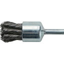 BURRTEC ノット型(ヒネリ)軸付きエンドブラシ MEBB-40A 19X6 SW0.35 ( 3754200 ) (株)バーテック