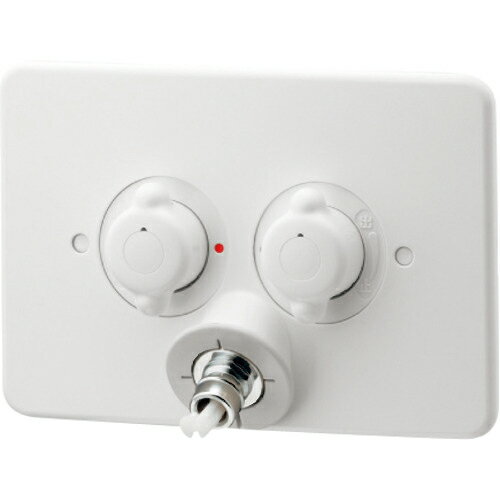 KAKUDAI 洗濯機用混合栓(立ち上がり配管用) ( 127-102K-W ) (株)カクダイ 【メーカー取寄】