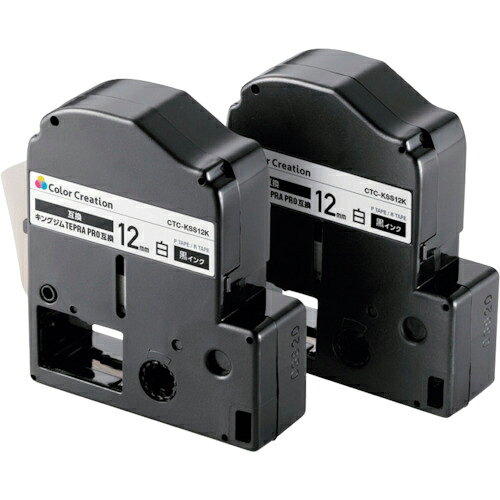 ELECOM �ƥץ�PRO�Ѹߴ��ơ��� �� ��ʸ�� 8m 12mm�� 2�ĥѥå� ( CTC-KSS12K-2P ) ���쥳��(��)