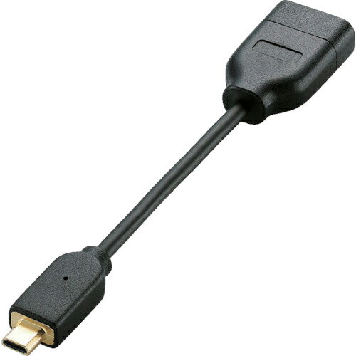 エレコム HDMI変換アダプタ microHDMI Type－D ブラック AD-HDADBK ( ADHDADBK ) エレコム（株）