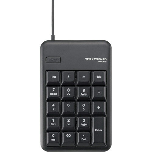 【SALE価格】ELECOM Excel操作に最適なUSBテンキーボード Mサイズ ブラック ( TK-TCM011BK ) エレコム(..