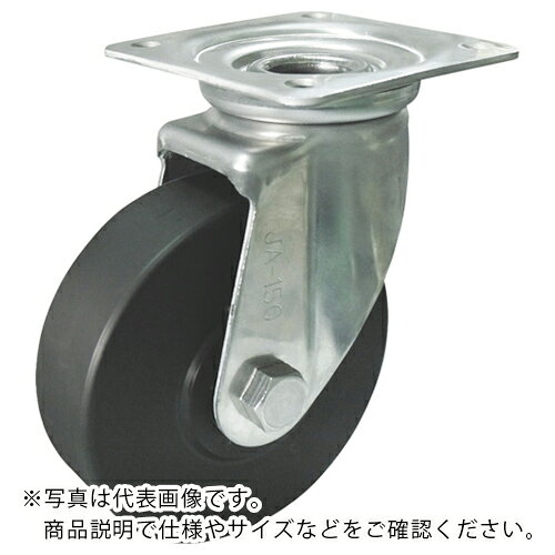 乐天商城 - ヨドノ 導電MCナイロン車輪(ベアリング入)自在金具付 ( EMC-J130CD ) 【メーカー取寄】