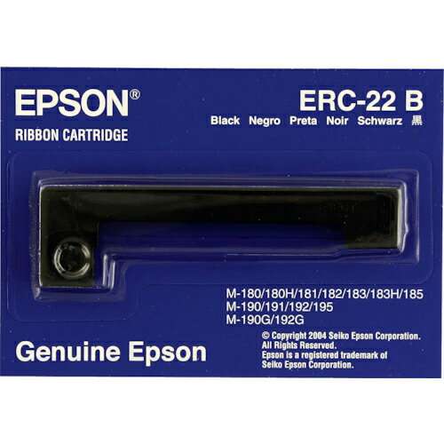 EPSON 󥯥ܥ (M-180/190/֥å) ( ERC-22B ) ץ()