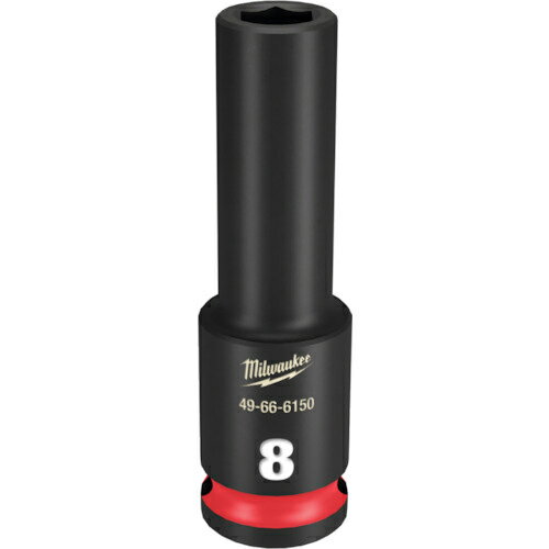 【SALE価格】milwaukee SHOCKWAVE IMPACT DUTY ディープインパクトソケット 3/8インチ(9.5mm)角 8mm ( 49-66-6150 ) ミルウォーキーツ..