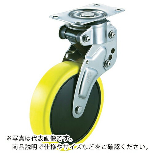 Rakuten - ユーエイ 緩衝キャスター自在車 125径帯電防止ウレタン車輪 ( NPG-125SUE-2 ) (株)ユーエイ キャスター事業部