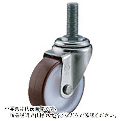 Rakuten - ユーエイ ねじ込み式ステンレスキャスター 50径ウレタン車 ( SUS-ST-50UR-M16-40 ) (株)ユーエイ キャスター事業部