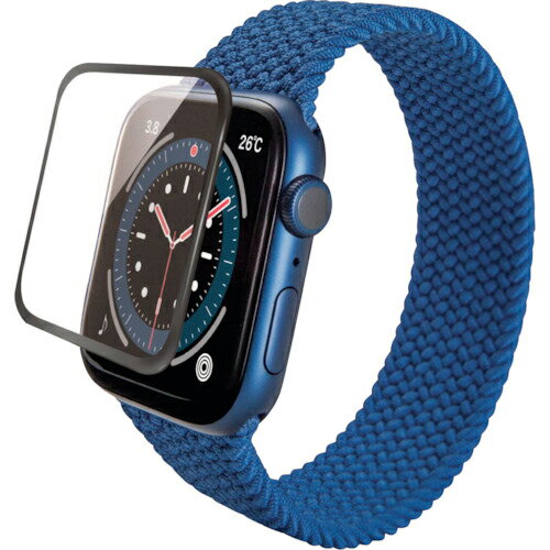 ELECOMAppleWatch40mmѥե륫С饹033mm֥å AW-20SFLGGRBK ( AW20SFLGG...