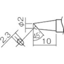 【SALE価格】白光 こて先 2BC型(Z) ( T12-BC2Z ) 白光(株)