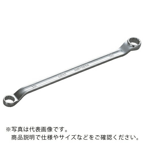 特長：トルク伝達を最大限に発揮できる45°×6°のオフセット角度です。［［（R1）］］型断面構造採用で、軽量でしなりに強くなっています。くぼんだ場所のボルト・ナットにも掛かりやすく、ヘッドを裏返しての使用も可能です。サイズ表示は大きく見やすい鍛造浮き出し刻印です。仕様：対辺寸法(mm)：19×21全長(mm)：309首角度(°)：45×6材質／仕上：合金工具鋼表面処理：クロムメッキ　●代表画像について 商品によっては、代表画像を使用している場合がございます。 商品のカラー、サイズなどが異なる商品をイメージ画像として 使用させて頂いている場合がございます。 必ず、商品の品番と仕様をご確認のうえ、ご注文お願いいたいます。 　●北海道・沖縄・離島・一部地域の送料について 別途追加で送料がかかる場合がございます。 送料がかかる場合は、メールにて送料をご連絡させて頂き、 お客様にご了承頂いてからの手配となります。 　●お買上げ明細書の廃止について 当店では、個人情報保護と環境保護の観点から同封を廃止しております。 お買上げ明細書が必要な場合は、備考欄に「お買上げ明細必要」と 記載お願いいたします。 当店からの出荷の場合は、同封にて発送させて頂きます。 （※メーカー直送の場合は、PDFデータをメールさせて頂きます。） 　注意事項 ※商品名に【2個セット】等、数量の明記がない場合は1個での販売となります。