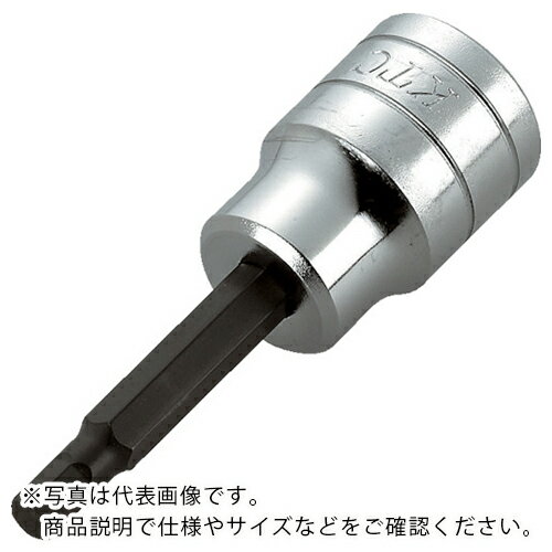 KTC 12.7sq.ヘキサゴンビットソケット 対辺寸法12mm 差込角12.7mm 全長79mm ( BT4-12 ) 京都機械工具(株)
