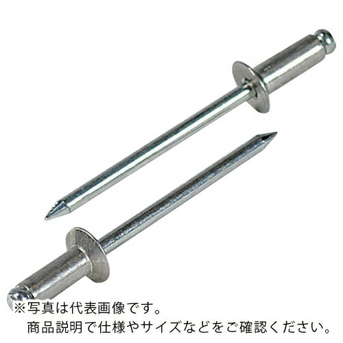 【SALE価格】エビ ブラインドリベット・皿頭 アルミ/スティール 5-5 (1000本入) ( NSA55K ) (株)ロブテックス