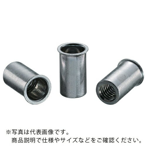 【SALE価格】エビ ブラインドナット“エビナット”(薄頭・スティール製) 板厚3.5 M4×0.7(1000個入) ( NSK435M ) (株)ロブテックス