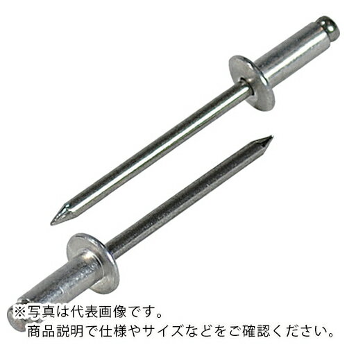 【SALE価格】エビ ブラインドリベット(アルミニウム/ステンレス製) 6-3(1000本入) 箱入 ( NTA63 ) (株)ロブテックス