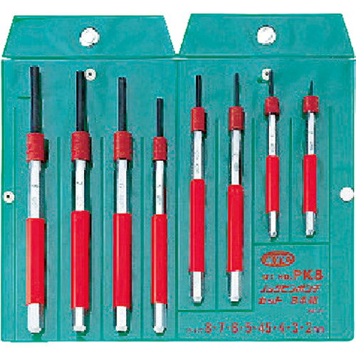 KTC ( 京都機械工具 ) ノックピンポンチセット[8本組] ( PK8 )