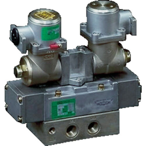 CKD ż ѥåȼ 5ݡ 4F꡼(֥륽Υ) Rc3/8 AC200 ( 4F420E-10-TP-AC...