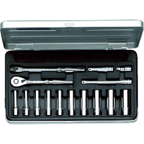 KTC ( 京都機械工具 ) 6.3sq.ディープソケットレンチセット[15点] ( TB2L10 )