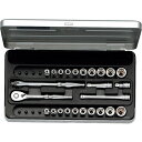 KTC 6.3sq.ソケットレンチセット(25点) 差込角6.35mm ( TB2X20B ) 京都機械工具(株)
