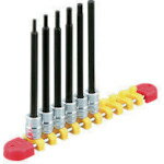 KTC ( 京都機械工具 ) 6.3sq.ロングヘキサゴンビットソケットセット[6コ組] ( TBT2L06BH )