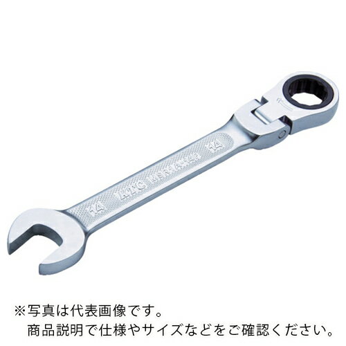 KTC ( 京都機械工具 ) ラチェットコンビネーションレンチ(首振りタイプ) 19mm ( MSR1A-19F )