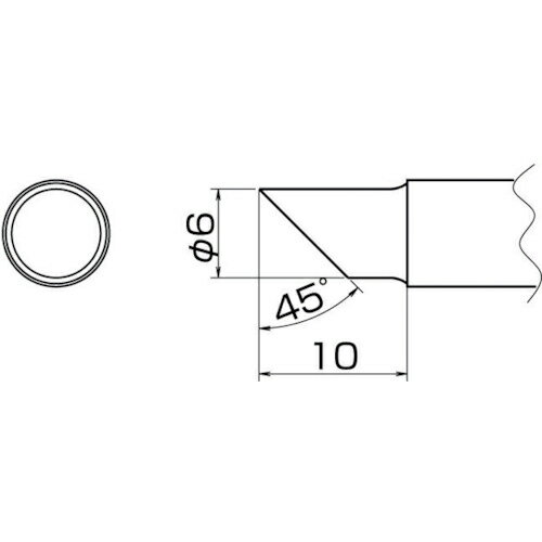 白光 こて先 6C型 ( T20-C6 )