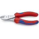 KNIPEX 強力型ニッパー 140mm コンフォートハンドル(クロムメッキ) ( 7405-140 ) KNIPEX社
