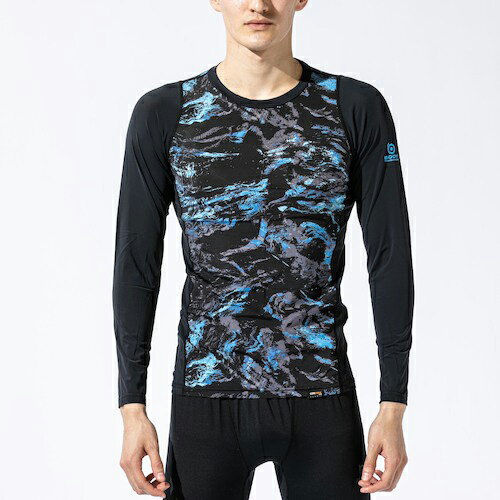 おたふく BT パワーストレッチEVO ロングスリーブ クルーネックシャツ ( JW-726-MEBK-M ) おたふく手袋(株)