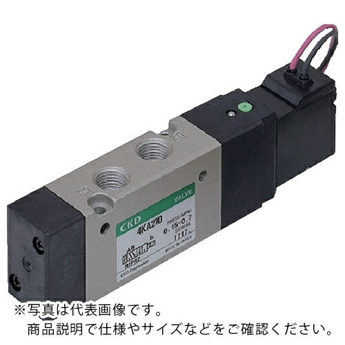 樂天商城 - CKD 電磁弁 パイロット式5ポート弁セレックスバルブ 4Kシリーズ 9.8C Rc3/8 DC24V ( 4KA410-10-DC24V )