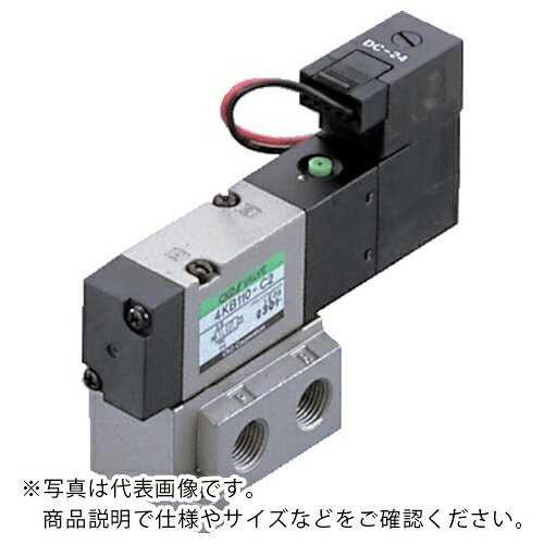 CKD 4Kシリーズパイロット式5ポート弁セレックスバルブ ( 4KB410-15-B-AC100V )