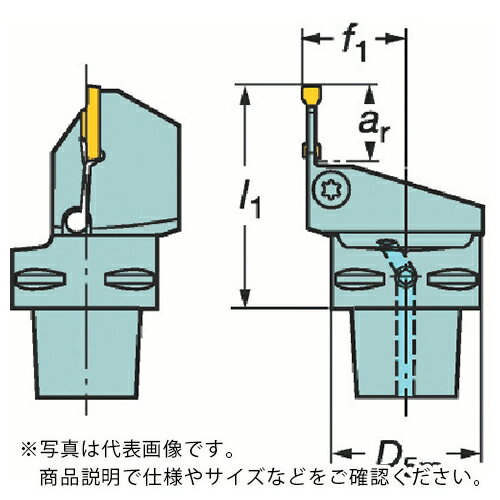 サンドビック　コロマントキャプト　コロカット1・2用カッティングユニット（410） ( C4-LF123D08-27050B (410) ) ( SVS11 )