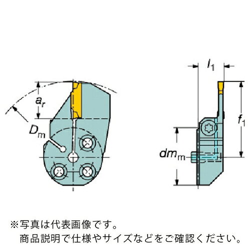乐天商城 - サンドビック コロターンSL コロカット1・2用端面溝入れブレード(420) ( 570-32R123F12B040B (420) )