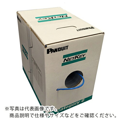 【SALE価格】PANDUIT ( パンドウイット ) LANケーブル NetKeyTM Cat6 UTPケーブル 青 ( NUV6C04BU-VE )