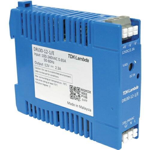 TDK���� DIN�졼��������ѥ�˥åȷ��Ÿ� DRJ 30W �衼���å�ü�� ( DRJ30-12-1E ) TDK����(��) �ڥ᡼��������