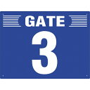 ユニット ゲート表示板 GATE 3 ヨコ ( 305-302 ) ユニット(株) 【メーカー取寄】