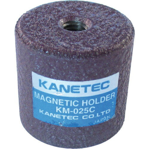 KANETEC 永磁ホルダ ネオジム磁石 円形・ねじ穴あり 外径26mm ( KM-025C ) カ