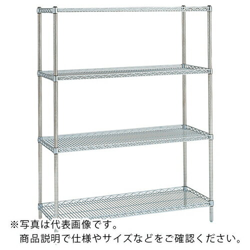 乐天商城 - ERECTA ( エレクター ) スーパーシリーズ・サイドアップシェルフ LU1070 間口1062mm×奥行613mm×高さ1384mm DB付 3段 ( LU1070・P1390W-3 ) 【メーカー取寄】
