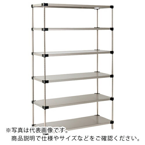 樂天商城 - ERECTA ( エレクター ) スーパーシリーズ・430ソリッドシェルフ 間口1519mm×奥行461mm×高さ2197mm DB付 6段 ( MSS1520・P2200W-6 ) 【メーカー取寄】