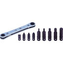 【SALE価格】Ko-ken ラチェットスパナセット10ヶ組 ( R810B ) (株)山下工業研究所